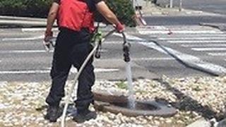חשד לדליפת גז בצומת חלוצי התעשייה-יגאל ידין בחיפה