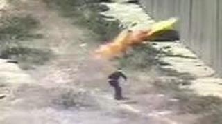 מחבל השליך בקבוק תבערה בכביש 60