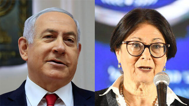 אסתר חיות ובנימין נתניהו (צילום: יאיר שגיא, EPA) אסתר חיות בנימין נתניהו