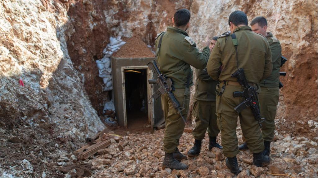 תיעוד מתוך מנהרת רמיה במסגרת מבצע "מגן צפוני"