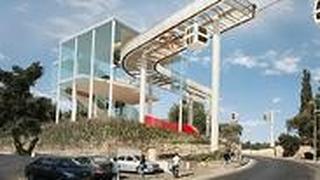 הדמיית תחנת הרכבל לכותל בירושלים