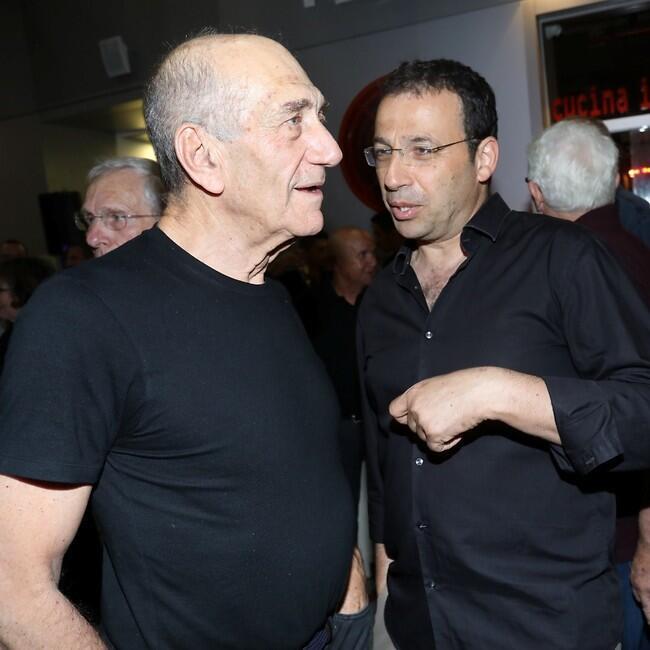 ראש הממשלה לשעבר. רביב דרוקר ואהוד אולמרט (צילום: רפי דלויה) ראש הממשלה לשעבר. רביב דרוקר ואהוד אולמרט