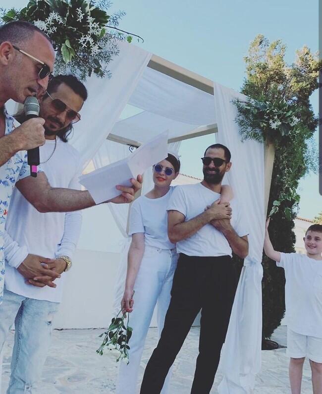 מעמד מרגש! אסי ישראלוף, אשתו אפרת, ציון ברוך ושלום מיכאלשווילי
