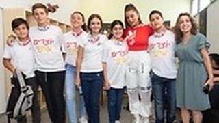 ילדים מציגים פרויקטים במסגרת "יוצרים שינוי"