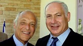 המיליונר ספנסר פרטרידג' עם רה"מ בנימין נתניהו