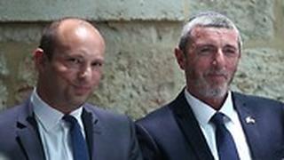 טקס חילופי שר החינוך במעמד נפתלי בנט ורפי פרץ