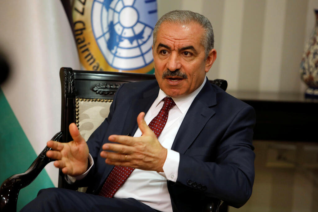Palestinian Prime Minister Mohammed Shtayyeh at his office in Ramallah, June 27, 2019
