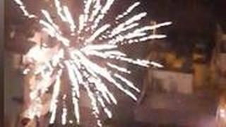תושבי עיסאוויה יורים זיקוקים במחאה על הרג מוחמד סמיר עבייד