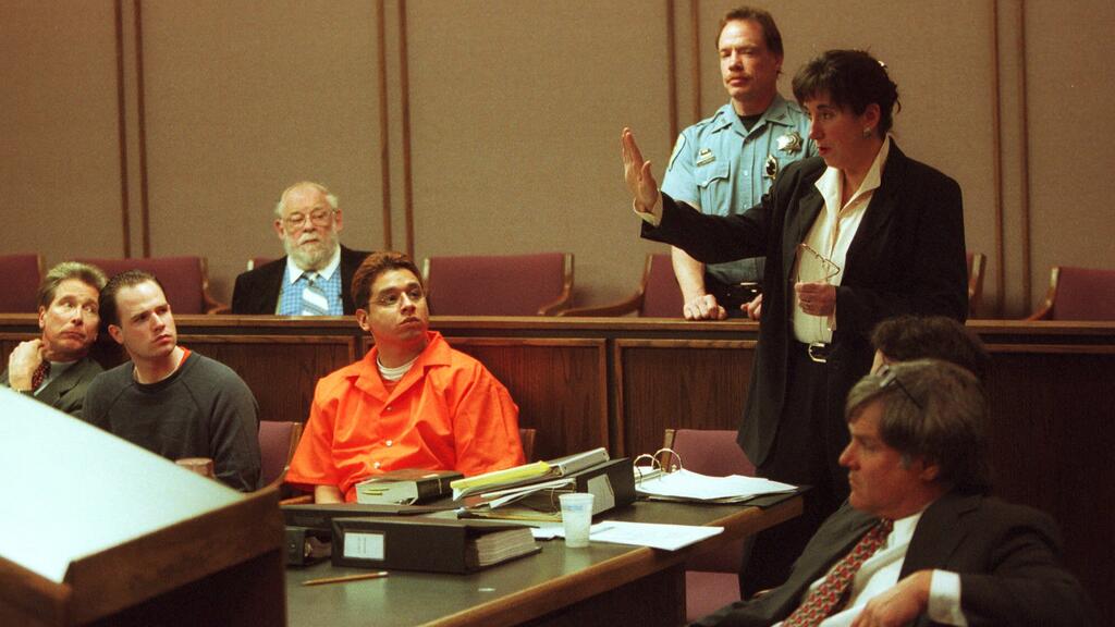 Halprin in his original sentence (Photo: AP) רנדי הלפרין בזמן המשפט