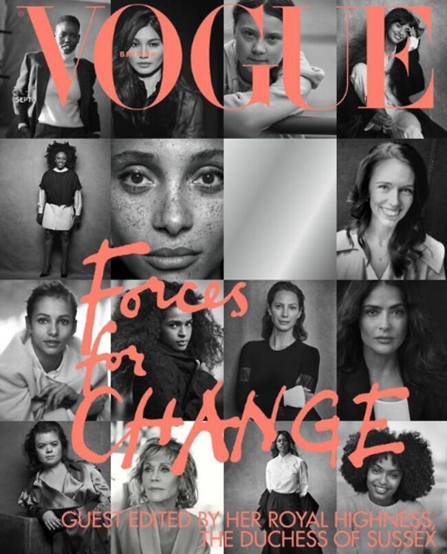 ריספקט. שער ספטמבר (צילום: British Vogue) ריספקט. שער ספטמבר