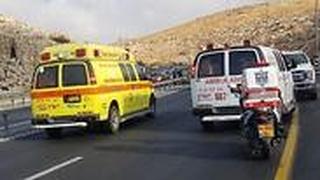  זירת תאונת הדרכים בכביש 437 סמוך  לחיזמא