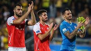 שחקני הפועל באר שבע מרוצים