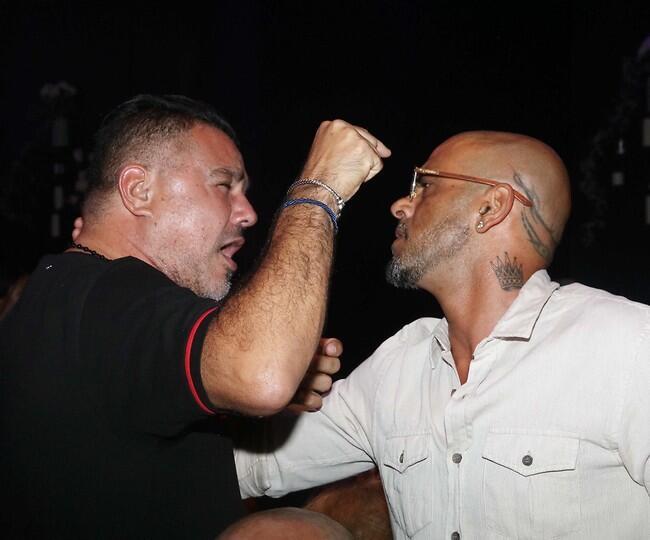 התחלה של כעסים. אייל גולן ובני פרץ (צילום: אמיר מאירי) התחלה של כעסים. אייל גולן ובני פרץ