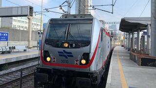 נסיעת המבחן הראשונה של הקו החשמלי מירושלים לתל אביב