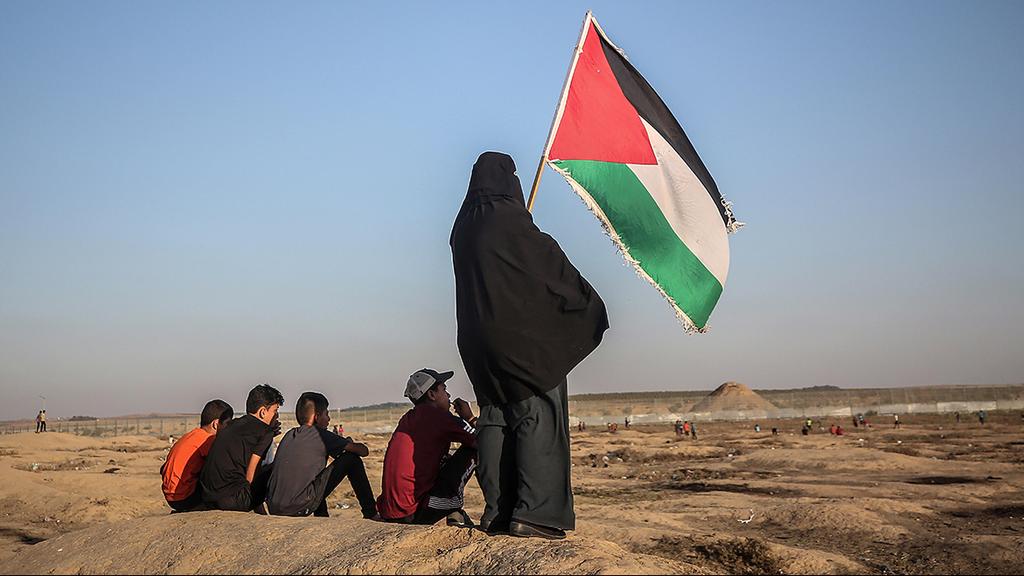 מהומות פלסטינים מול צה"ל גבול רצועת עזה
