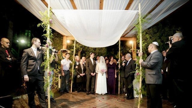 Illustrative: An Orthodox Jewish wedding 