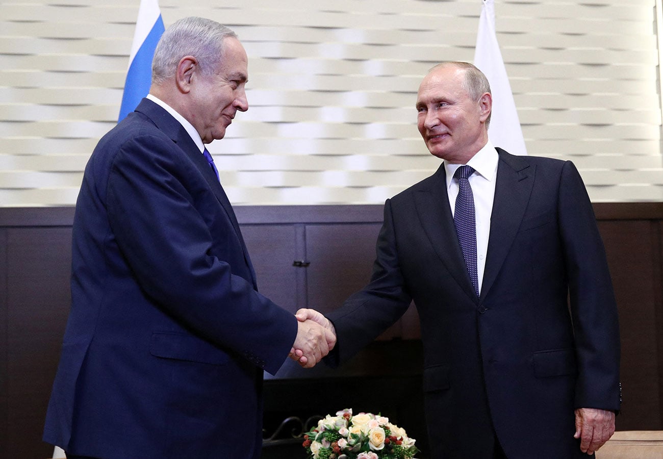 ראש הממשלה בנימין נתניהו פגישה עם נשיא רוסיה ולדימיר פוטין ב סוצ'י