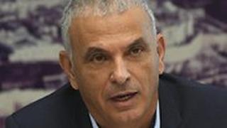 משה כחלון בישיבת הנהלה במשרד האוצר
