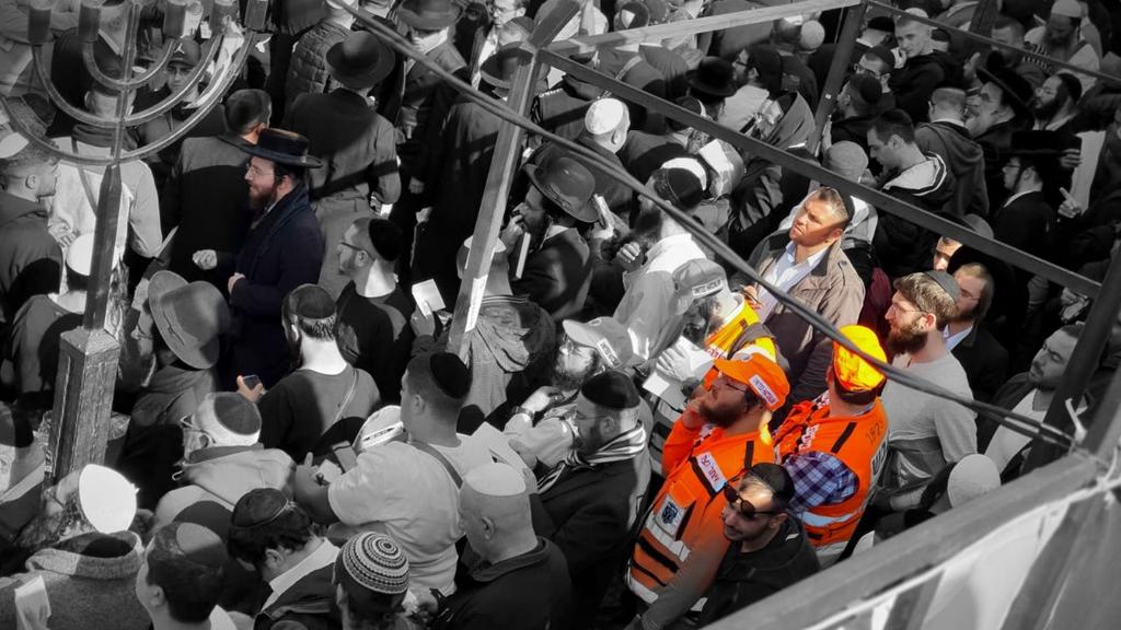 Hasidic Jews on pilgrimage to Uman, Ukraine in 2019 (Photo: United Hatzalah) Hasidic Jews on pilgrimage to Uman, Ukraine in 2019