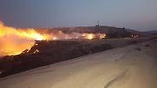 השריפה באתר הפסולת אפעה