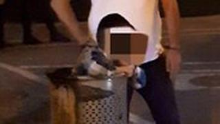 יחילוץ לד שנתקע בפח אשפה בבית שמש 