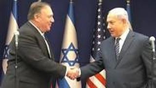 מייק פומפאו הגיע לפגישה עם בנימין נתניהו בעקבות ההתפתחויות במזרח התיכון