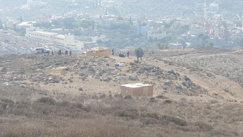 יצהר. ארכיון כוחות משמר הגבול בדרכם לשטח "הכיפה הסרוגה"