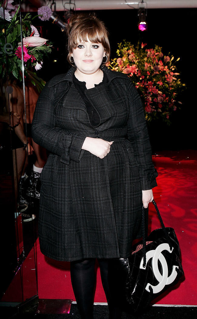 וזו אדל בתחילת דרכה, ב-2008 (צילום: Getty Images) וזו אדל בתחילת דרכה, ב-2008