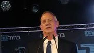 בני גנץ יו"ר כחול לבן בכנס פעילים בתל אביב