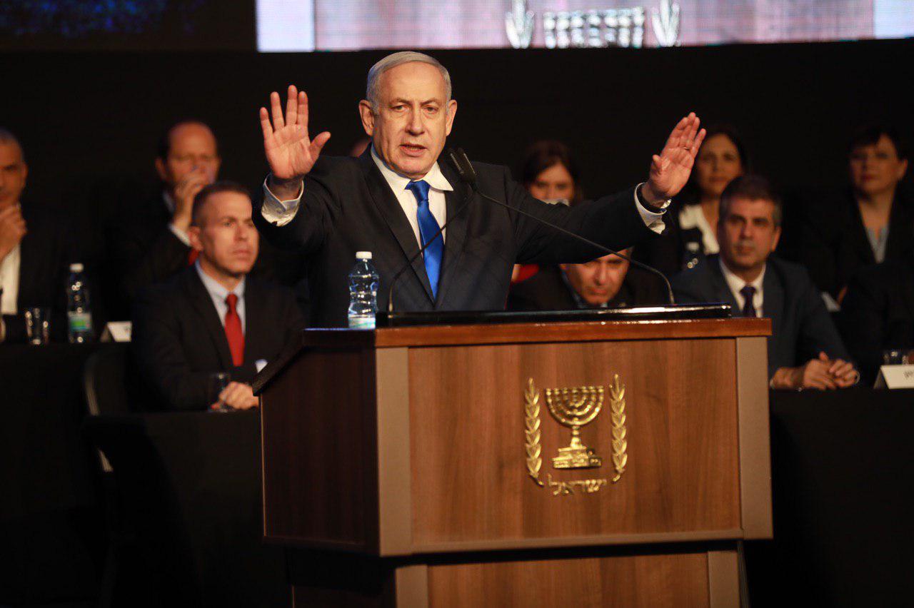 Prime Minister Benjamin Netanyahu at Likud rally (Photo: Tal Shahar) בנימין נתניהו