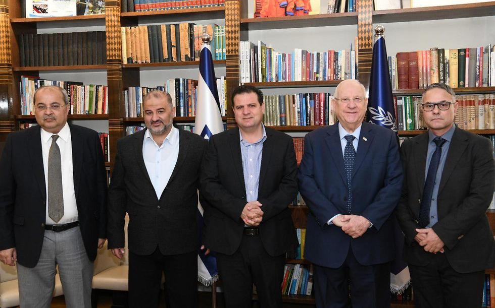 ריבלין עם הרשימה המשותפת