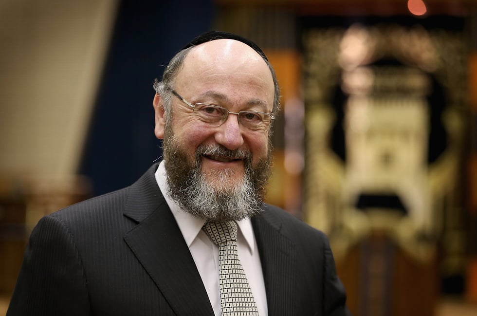 British Chief Rabbi Ephraim Mirvis (Photo: Getty Images) הרב אפרים מירוויס