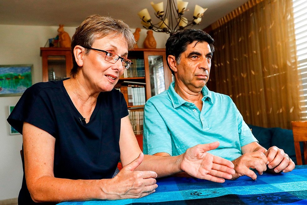 First Lieutenant Hadar Goldin's parents, Leah and Simcha Goldin