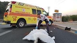תאונת דרכים כביש 4 צומת הדסים