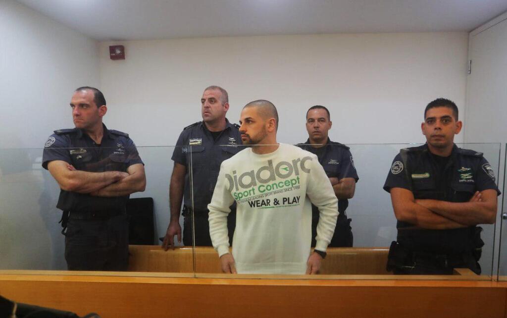 טל בבית המשפט, ב-2019 (צילום: גיל נחושתן) מקסים טל