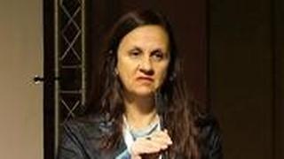 דינה זילבר בכנס השנתי של העמותה למשפט ציבורי בחיפה