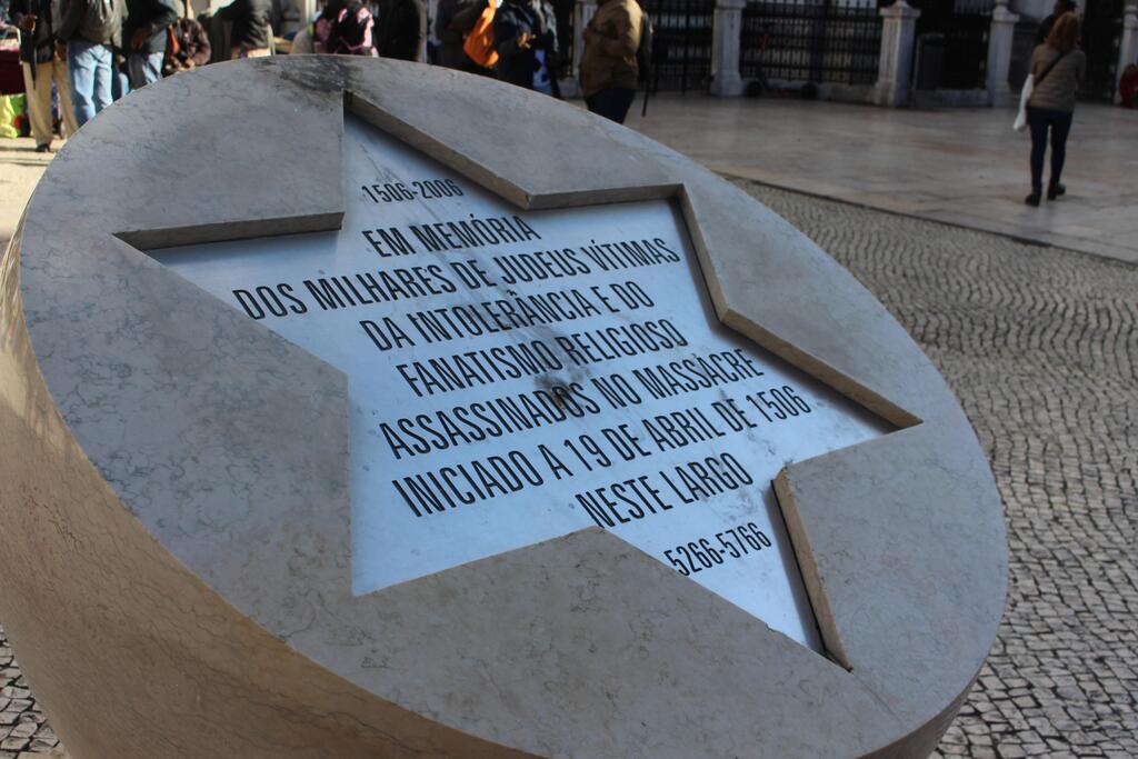 Memorial for massacred Jews in Portugal (Photo: Reuters) Memorial for massacred Jews in Portugal