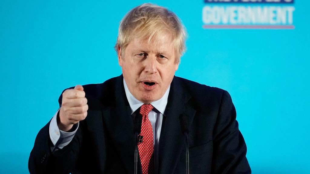 British Prime Minister Boris Johnson (Photo: Getty Images) בריטניה בוריס ג'ונסון נאום ניצחון