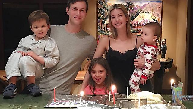 Jared Kushner, Ivanka Trump and their children (Photo: Ynet) Jared Kushner, Ivanka Trump and kids