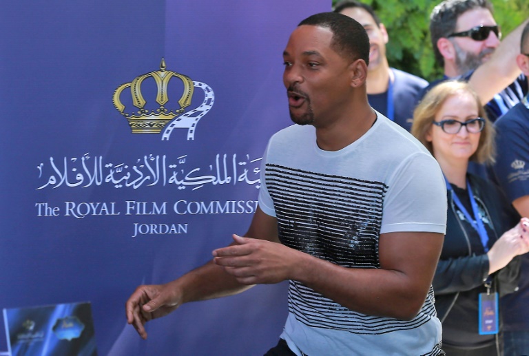 Will Smith in Jordan (Photo: AFP) Will Smith in Jordan