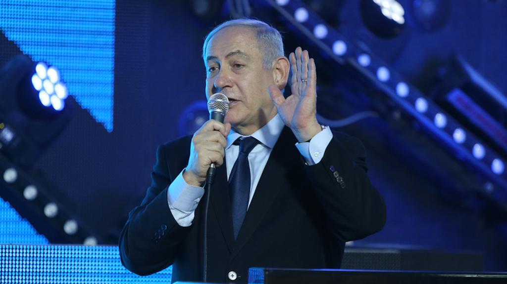 Prime Minister Benjamin Netanyahu (Photo: Amit Shabi) כנס התמיכה בבנימין נתניהו לקראת הפריימריז לראשות הליכוד