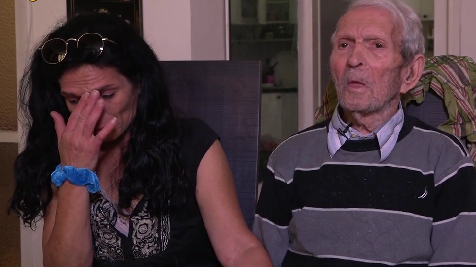 Ariela Zoref and her father 