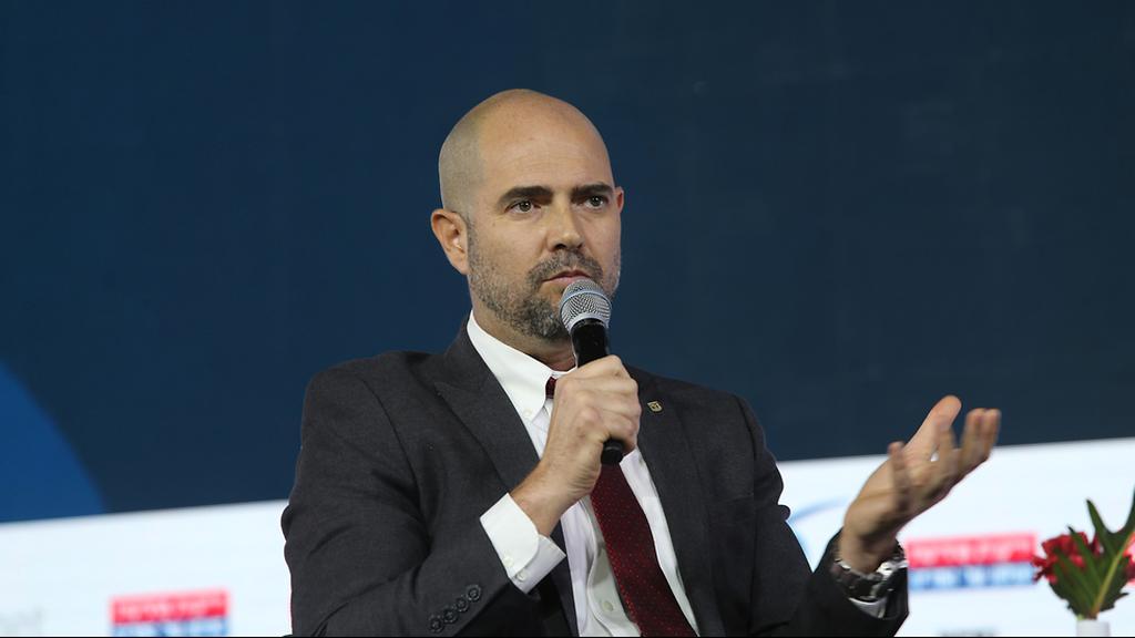 Justice Minister Amir Ohana (Photo: Alex Kolomoisky ) ועידת ידיעות אחרונות
