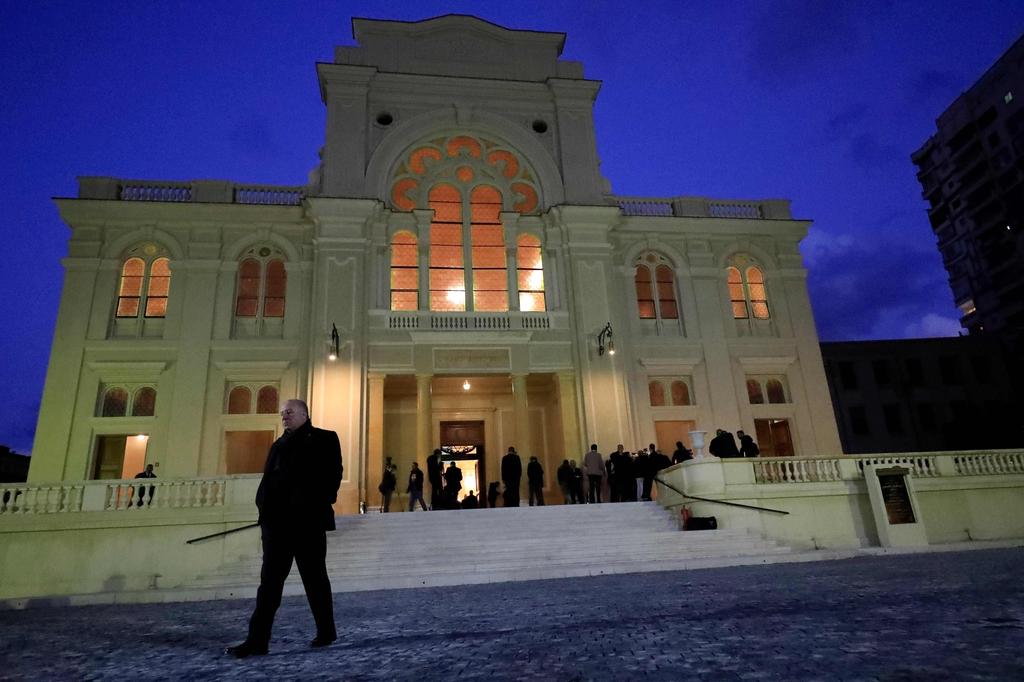 newly renovated Eliyahu Hanavi synagogue in the northwestern Egyptian city of Alexandria