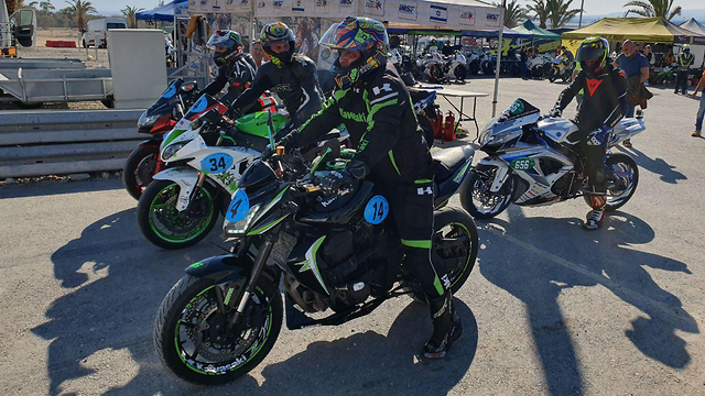 Palestinian and Israeli riders in the Jordan Valley