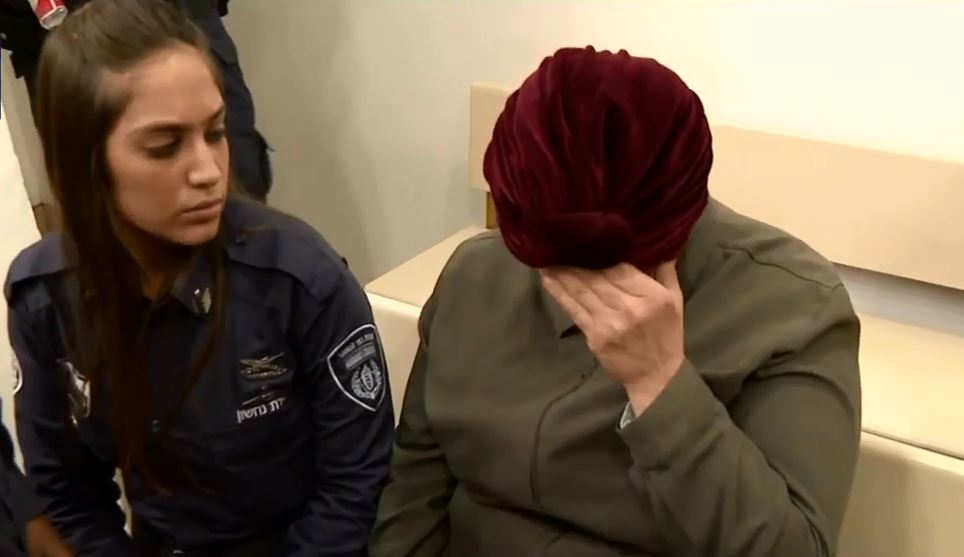 Malka Leifer in court in Jerusalem (Photo: YouTube screenshot) Malka Leifer in court in Jerusalem