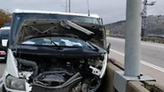 תאונת דרכים בכביש 5 סמוך למחלף ברקן