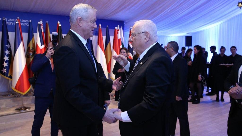 ארוחת ערב בבית הנשיא נשיא המדינה ראובן ריבלין ו מנהיגי העולם בני גנץ 