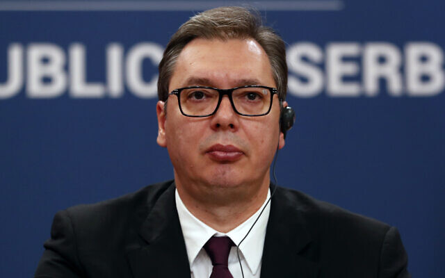 Serbian President Aleksandar Vucic   