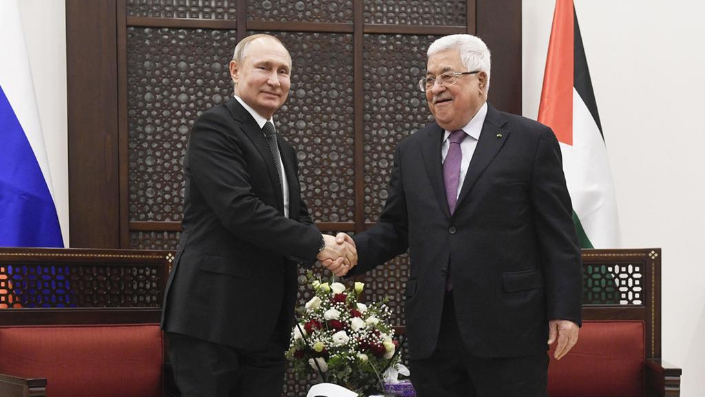 נשיא רוסיה ולדימיר פוטין ביקור בית לחם ושיא ה פלסטיני אבו מאזן